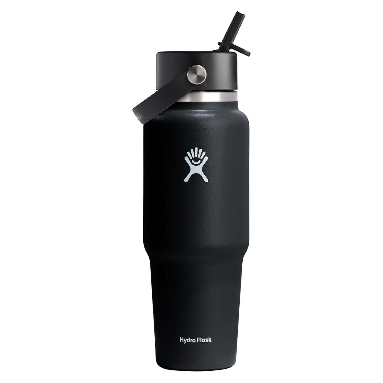 Sticla termos, inox, 950ml, "Wide Straw", Black - Hydro Flask - imagine 4
